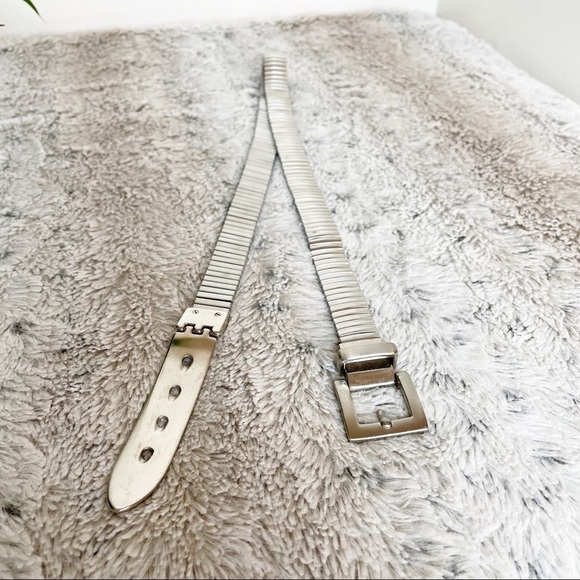 Vintage elastic metal 00’s belt - Picture 3 of 8